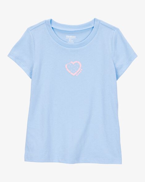 Product image 1 of Toddler Heart Short-Sleeve Graphic Tee - Blue