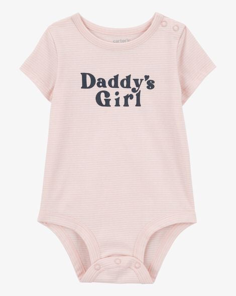 Product image 1 of Baby "Daddy's Girl" Short-Sleeve Bodysuit - Pink