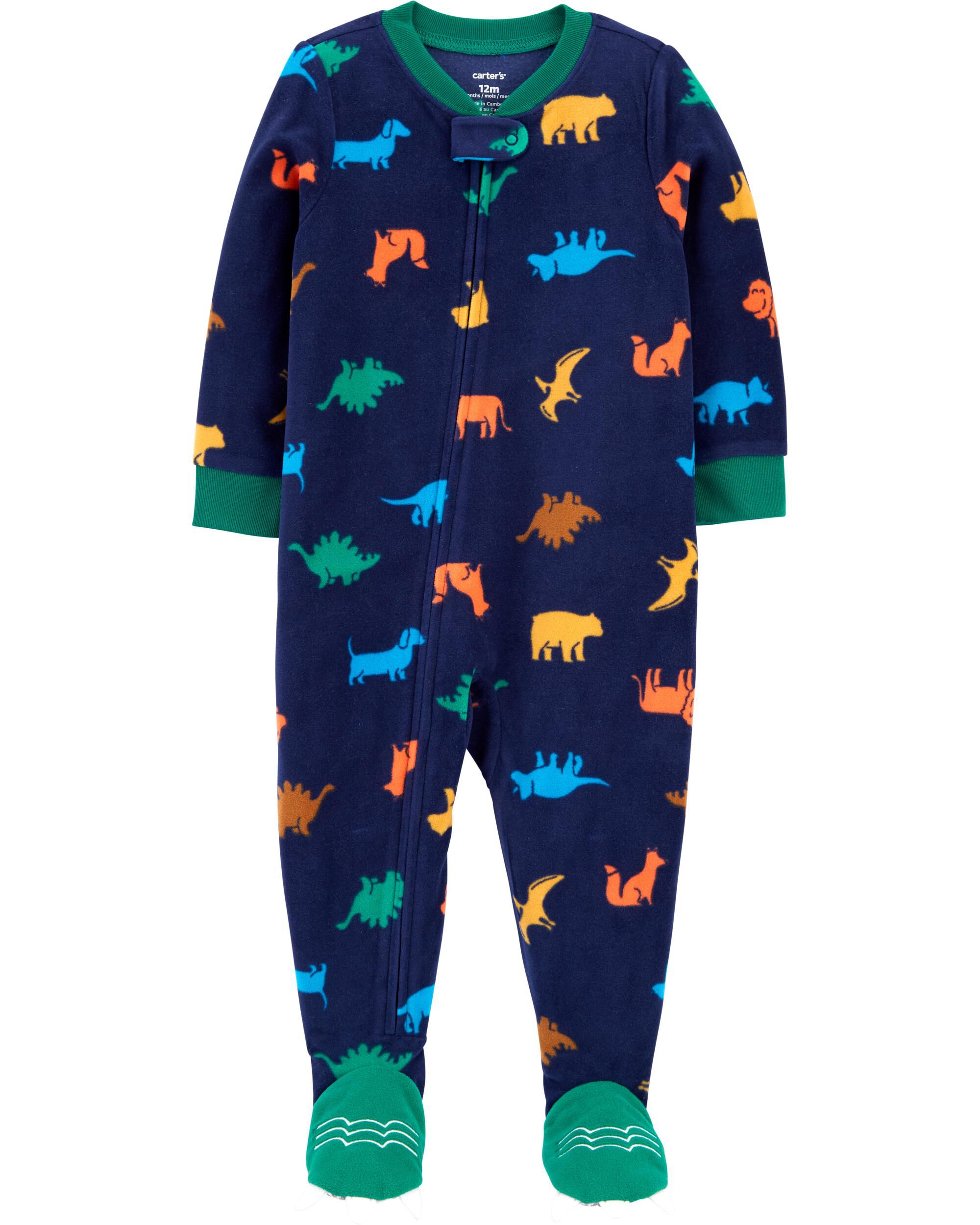 carters fleece pajamas 18 months