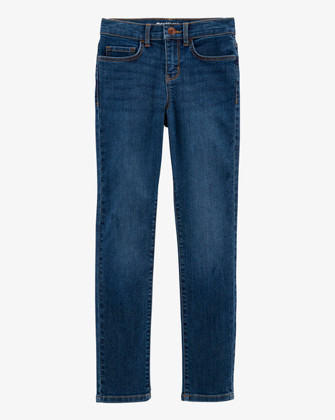 Kid Dark Blue Wash Super Skinny-Leg Jeans
