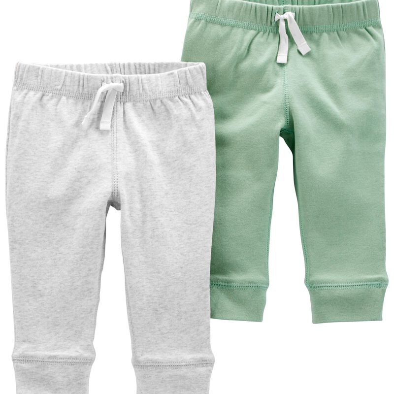 Baby Multi 2-Pack Cotton Pants | carters.com