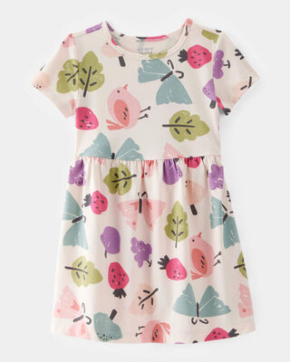Product image 1 of Toddler Girl Fruit Print Short-Sleeve Knit Dress