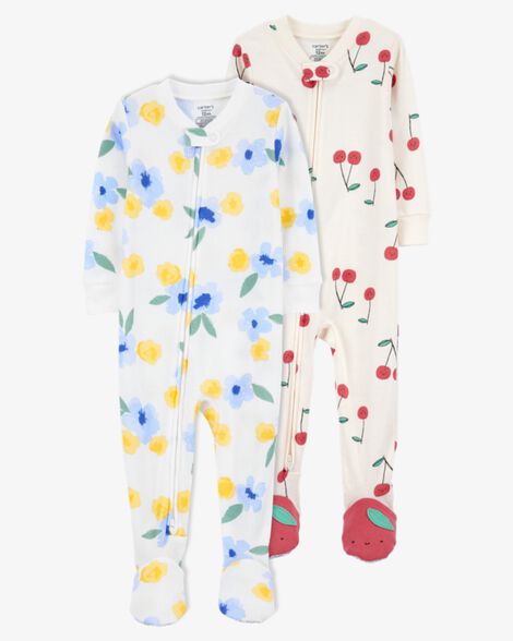 Product image 1 of Toddler 2-Pack Footie Pajamas
