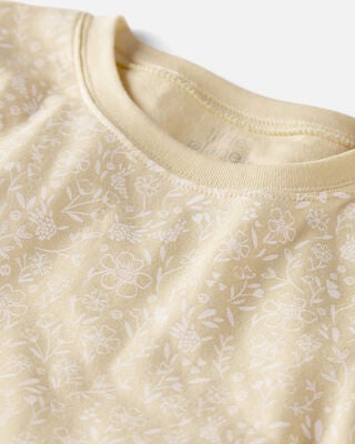 Product image 2 of Kid Floral Print Organic Cotton 2-Piece Pajamas