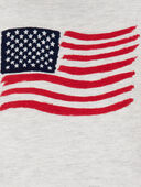 Heather - Baby 2-Piece American Flag Tee & Short Set, Selected
