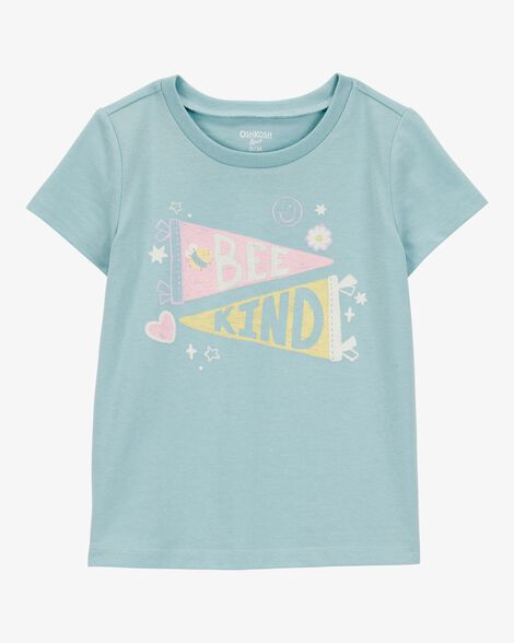 Product image 1 of Toddler Bee Kind Short-Sleeve Graphic Tee-Green