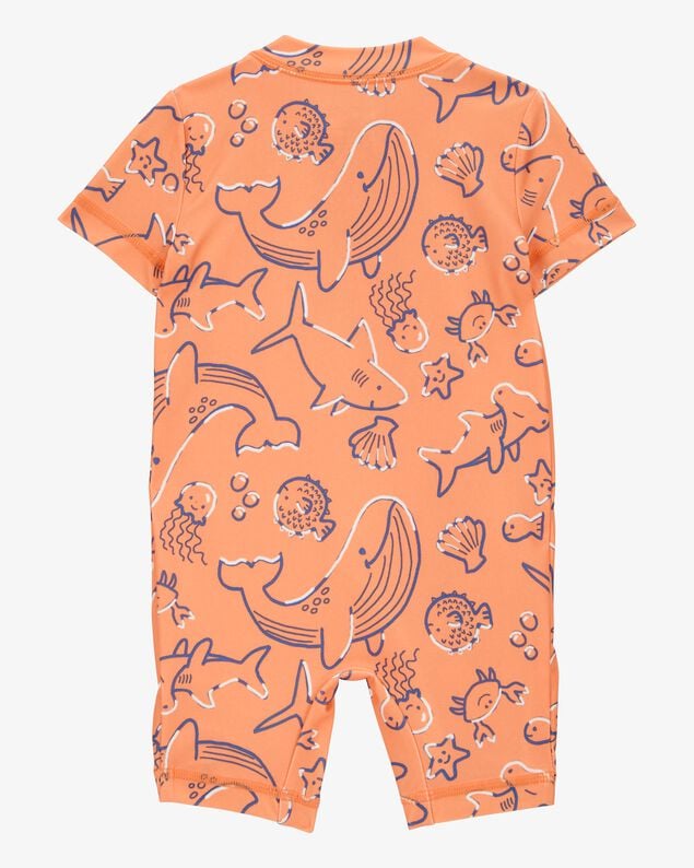 Product image 2 of Baby Boy 1-Piece Whale Print Rashguard