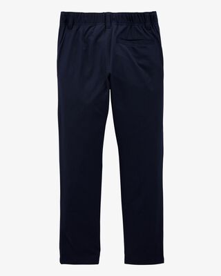 Product image 2 of Kid Poplin Pull-On Uniform Pants - Navy