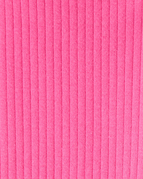 Product image 3 of Toddler Girl Cotton Solid Stretch Leggings - Pink