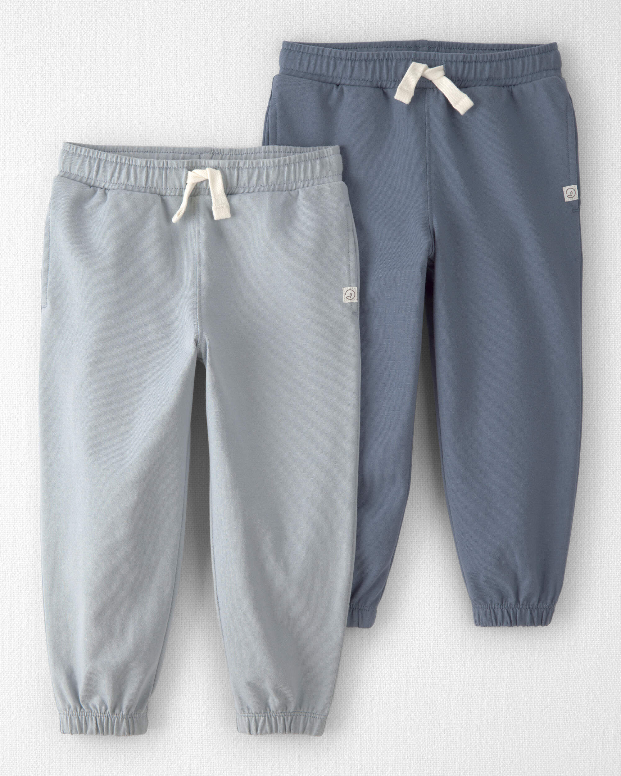 Little Planet Toddler 2-Pack Organic Cotton Pants 2T Coastal Blue Galaxy Grey 25$