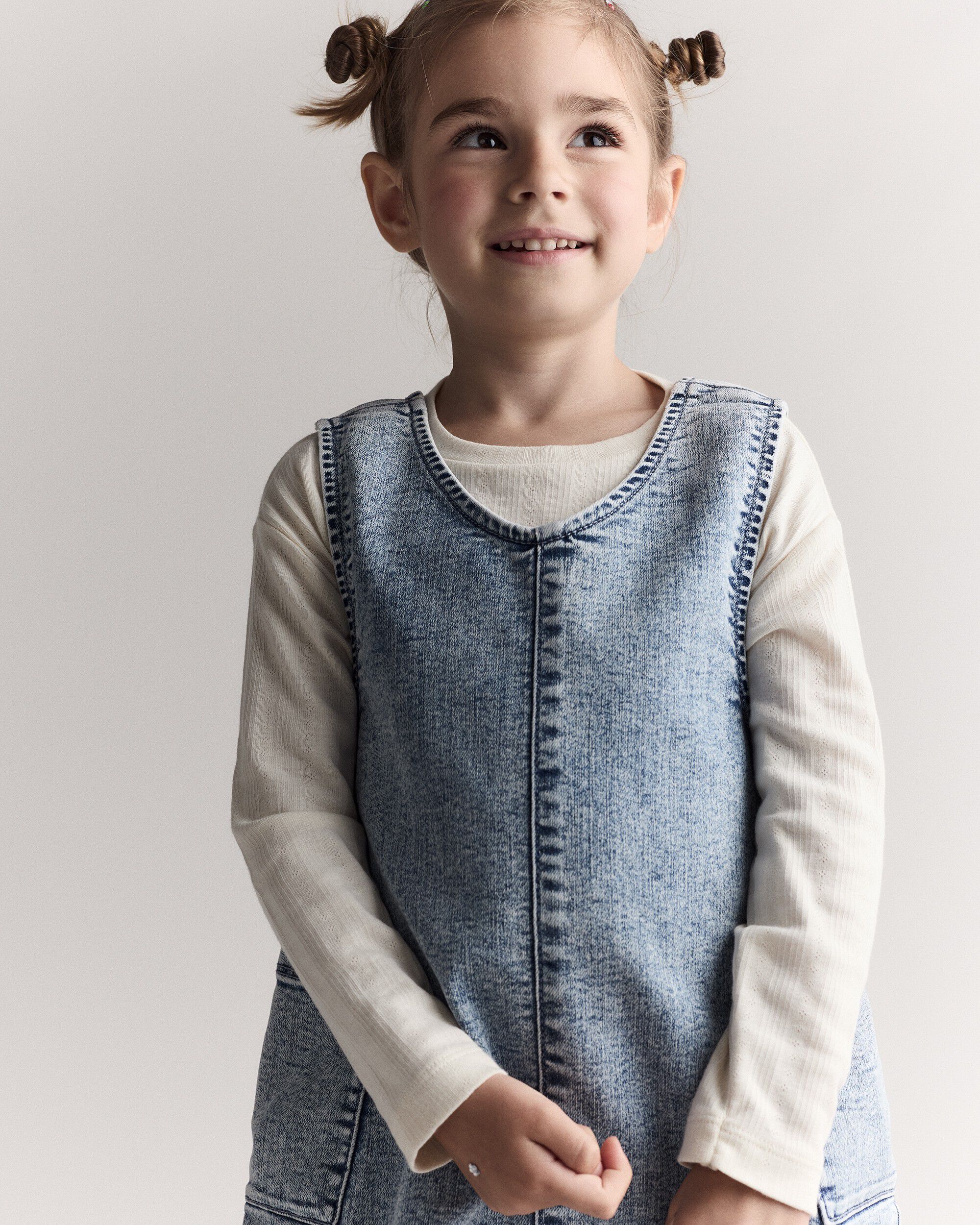 Toddler Girl Pointelle Long-Sleeve Top - Cream