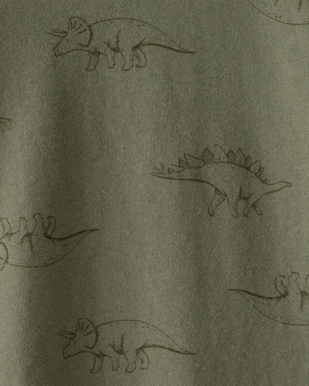 Product image 2 of Baby Boy Dinosaur Print Long-Sleeve Tee - Green