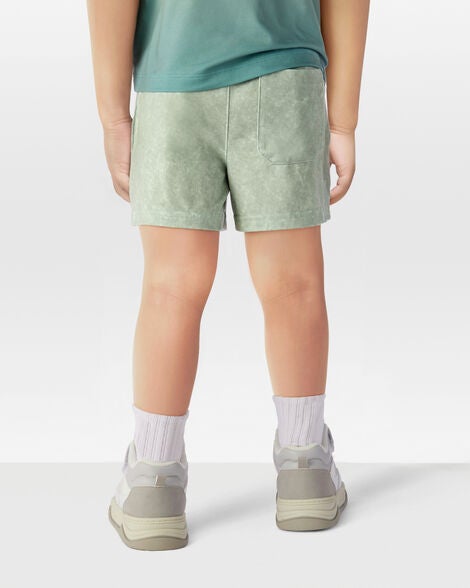  Product image 3 of Toddler Solid Pull-On Knit Shorts - Green