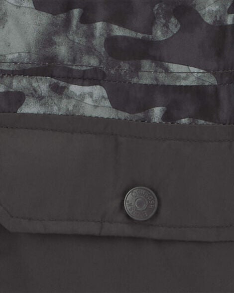  Product image 3 of Kid Camo Print Fleece-Lined Midweight Utility Jacket
