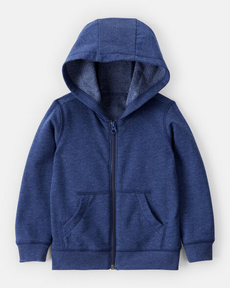 toddler boy daydream fleece long-sleeve hoodie - navy