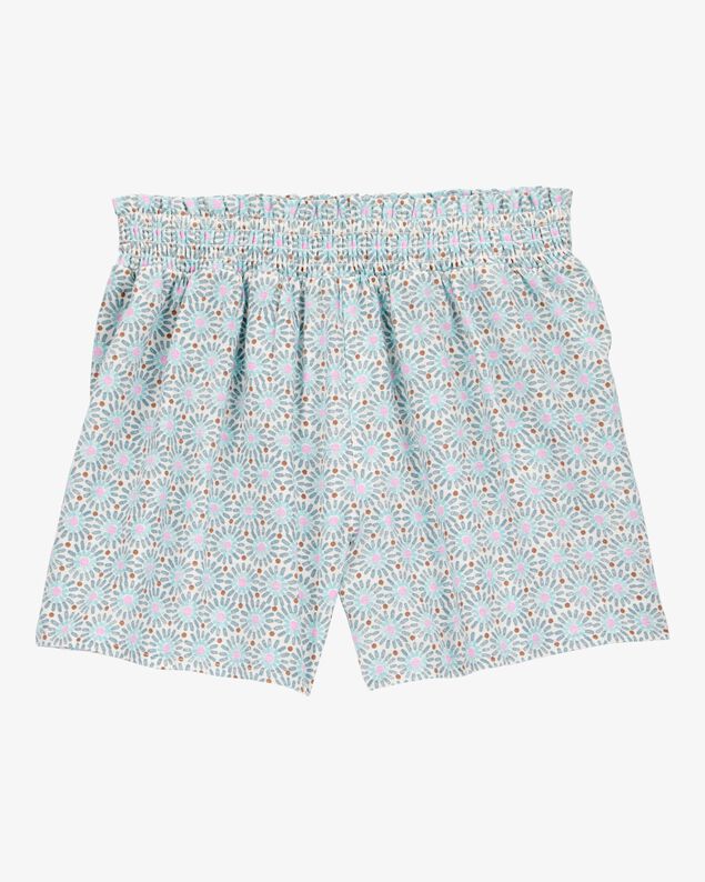 Product image 2 of Kid Geo Print Linen Look-Alike Flowy Pull-On Shorts