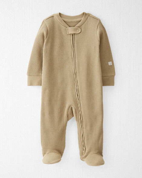  Product image 1 of Baby Organic Cotton Waffle Knit Sleep & Play Pajamas