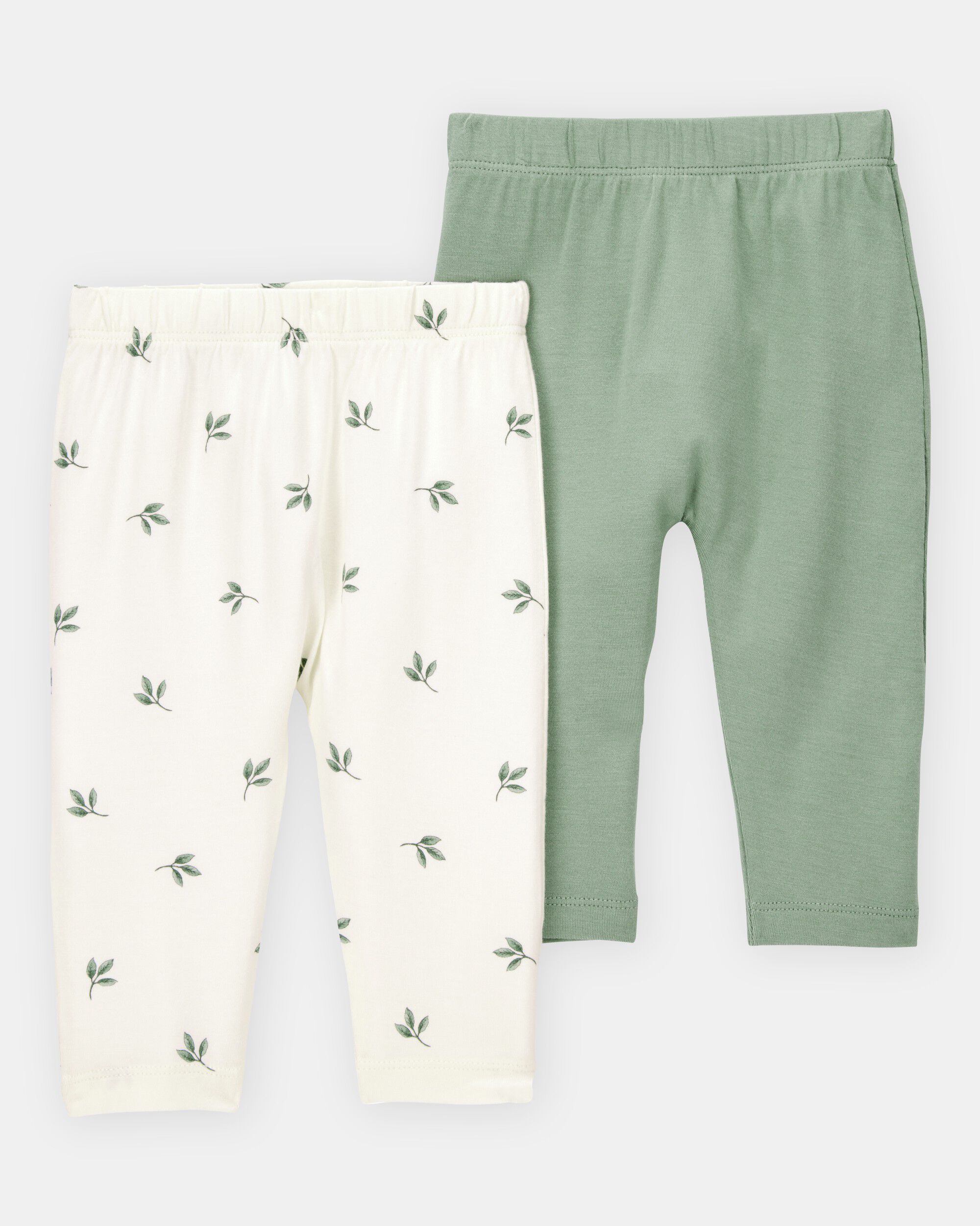 Baby Girl 2-Pack PurelySoft Pull-On Pants