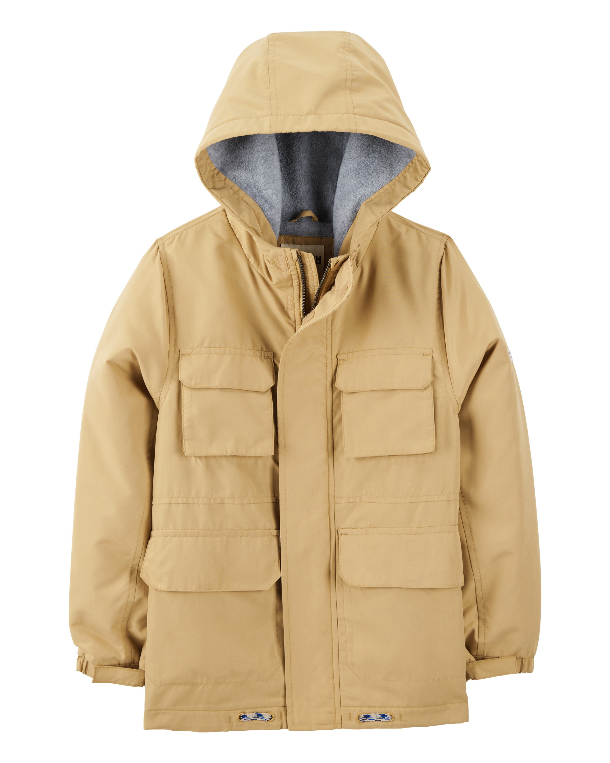 Boys Midweight Utility Jacket - Khaki