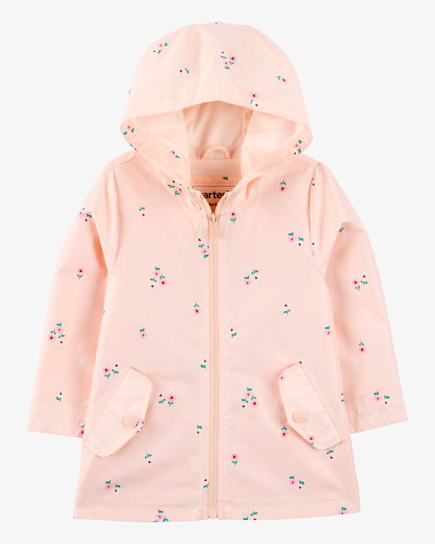 Product image 1 of Toddler Floral Rain Jacket - Pink