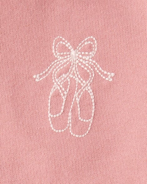 Baby 3-Piece Ballet Little Pullover Set - Pink/Ivory