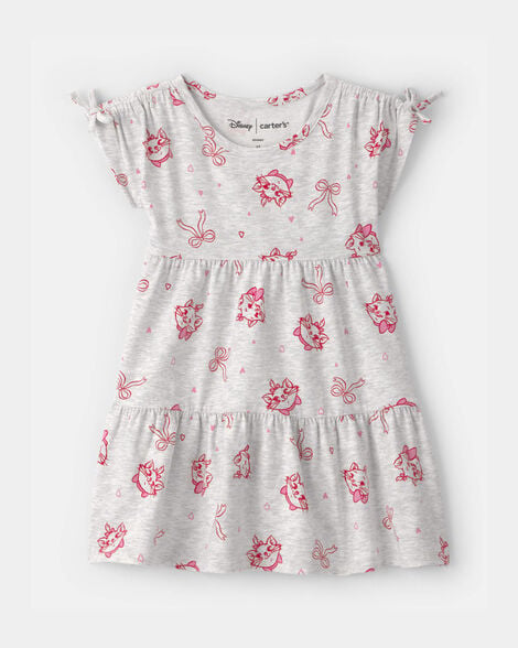 toddler girl disney© the aristocats dress - grey