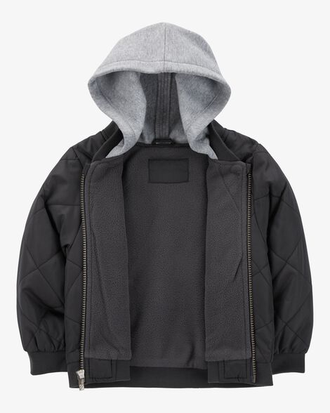 Product image 2 of Toddler Quilted Bomber Jacket