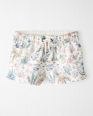 Product image 1 of Baby Recycled Tropical-Print Swim Trunks