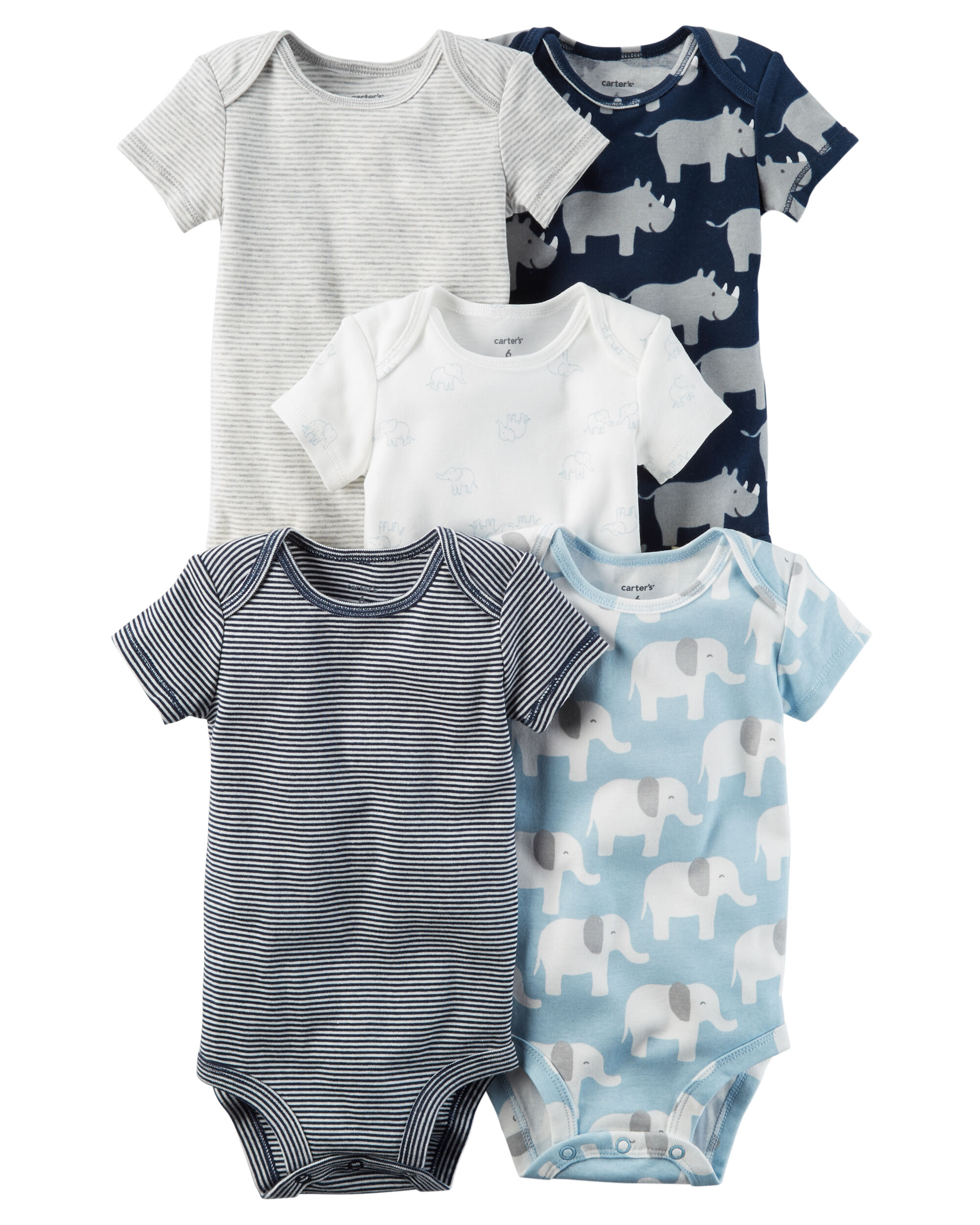 5-Pack Short-Sleeve Original Bodysuits | Carters.com