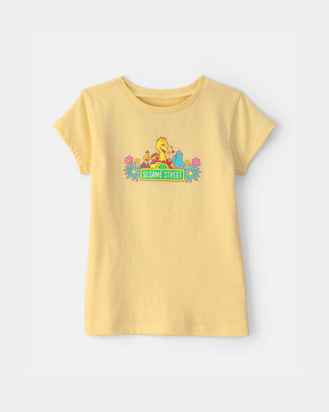 toddler girl sesame street™ graphic tee - yellow
