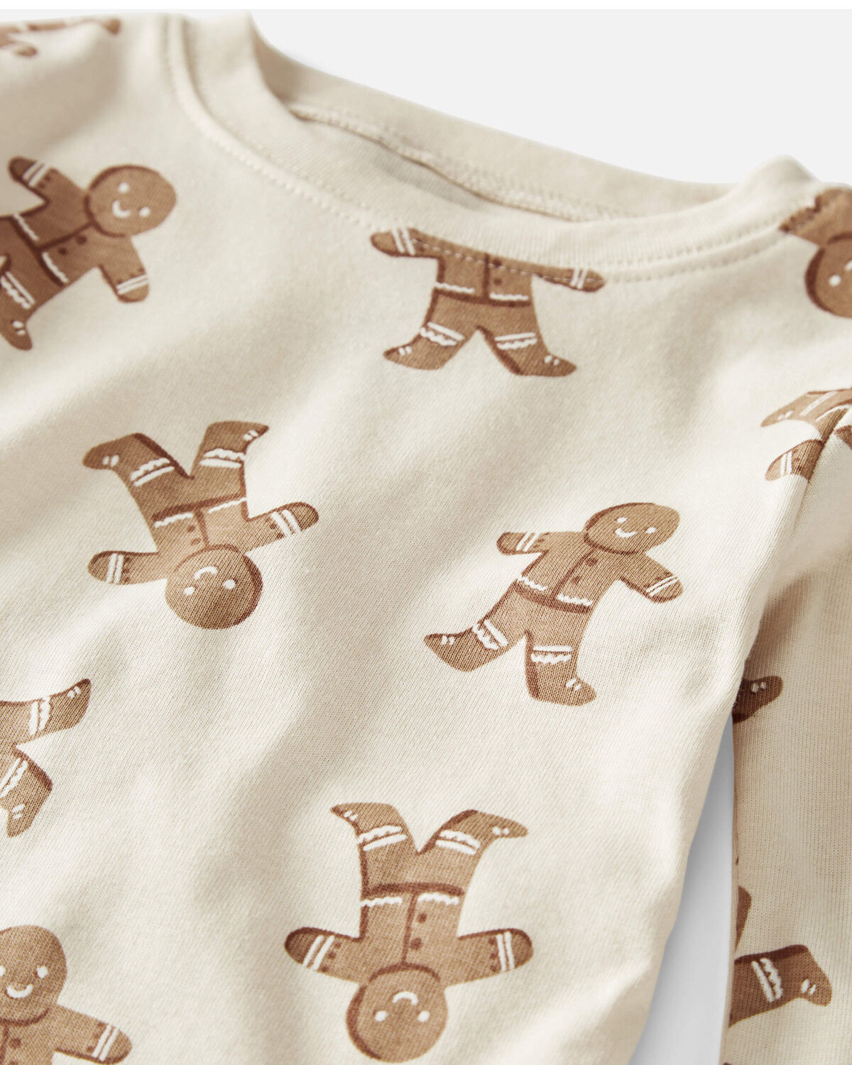 Toddler Organic Cotton Pajamas Set in Gingerbread Cookie - Little Planet | Carter's