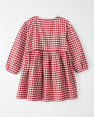 Product image 2 of Toddler Girl Organic Cotton Flannel Dress