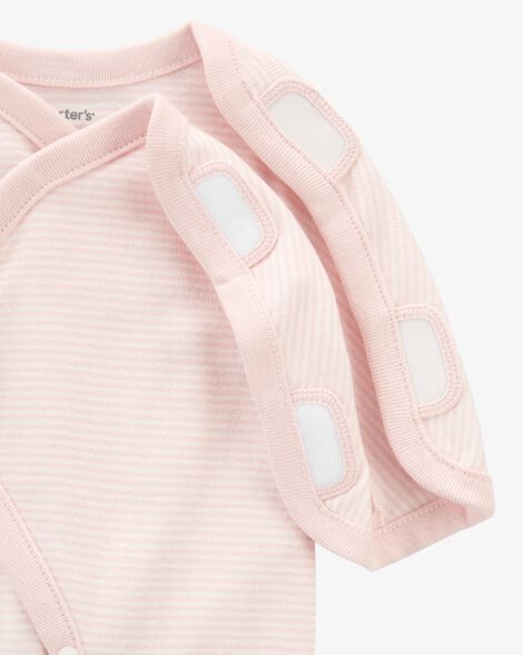 Baby Preemie Striped Cotton Sleep & Play Pajamas