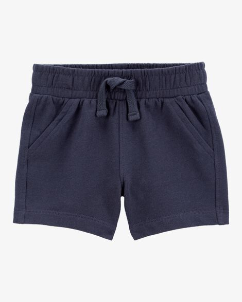  Product image 1 of Baby Pull-On French Terry Shorts - Navy