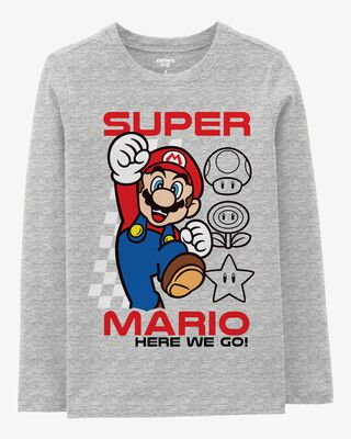 Product image 1 of Kid Super Mario Tee - Grey