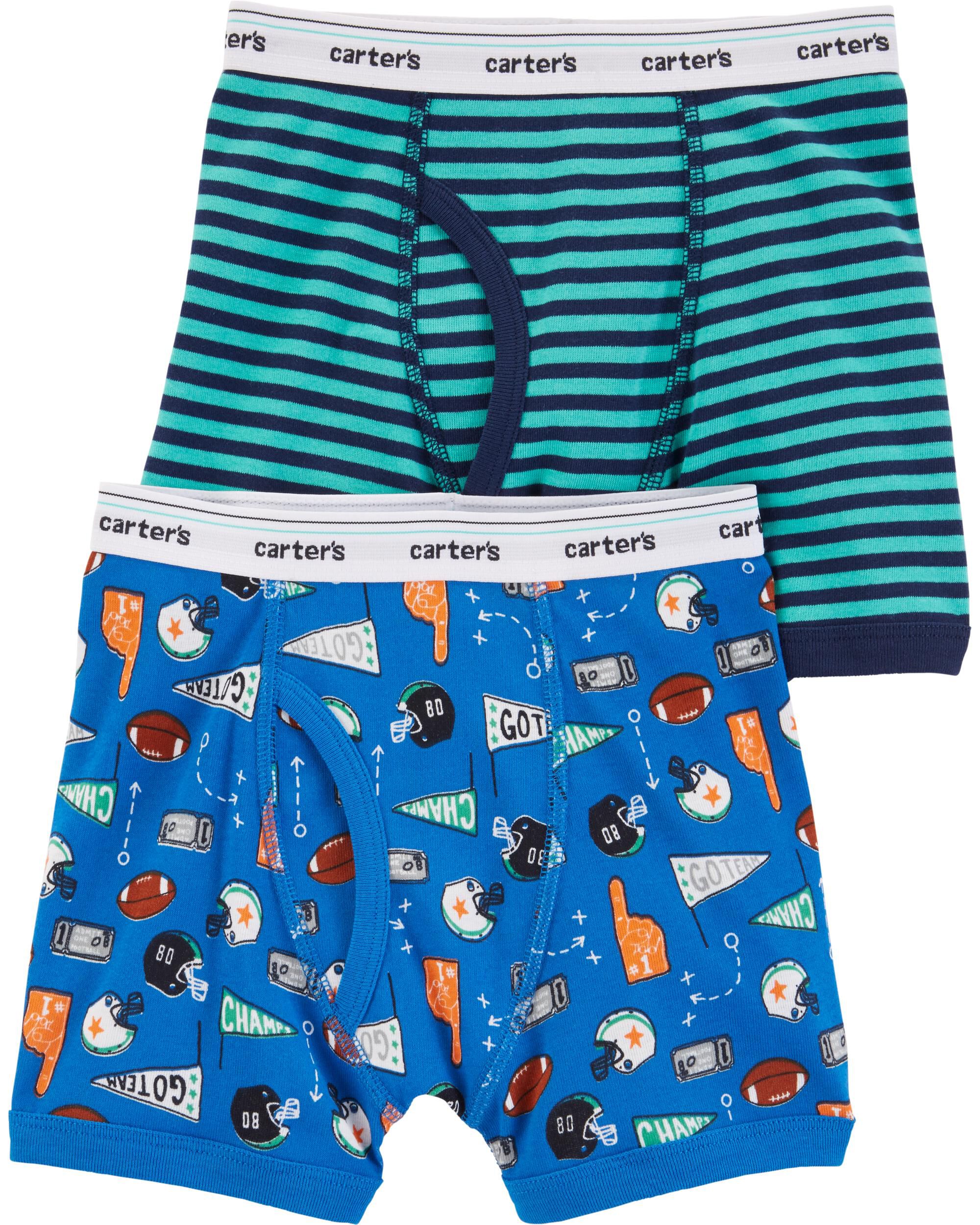 4 Pack Toddler Boys Boxer Briefs Underwear Basic Brief Shorts Soft Cotton Set