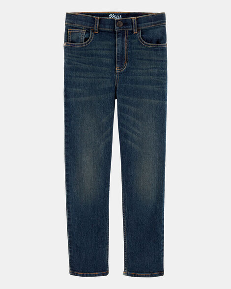Kid Slim Straight Leg Heritage Wash Jeans