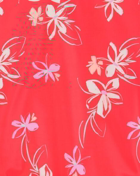 Product image 2 of Girls 2-Piece Floral Rashguard Set