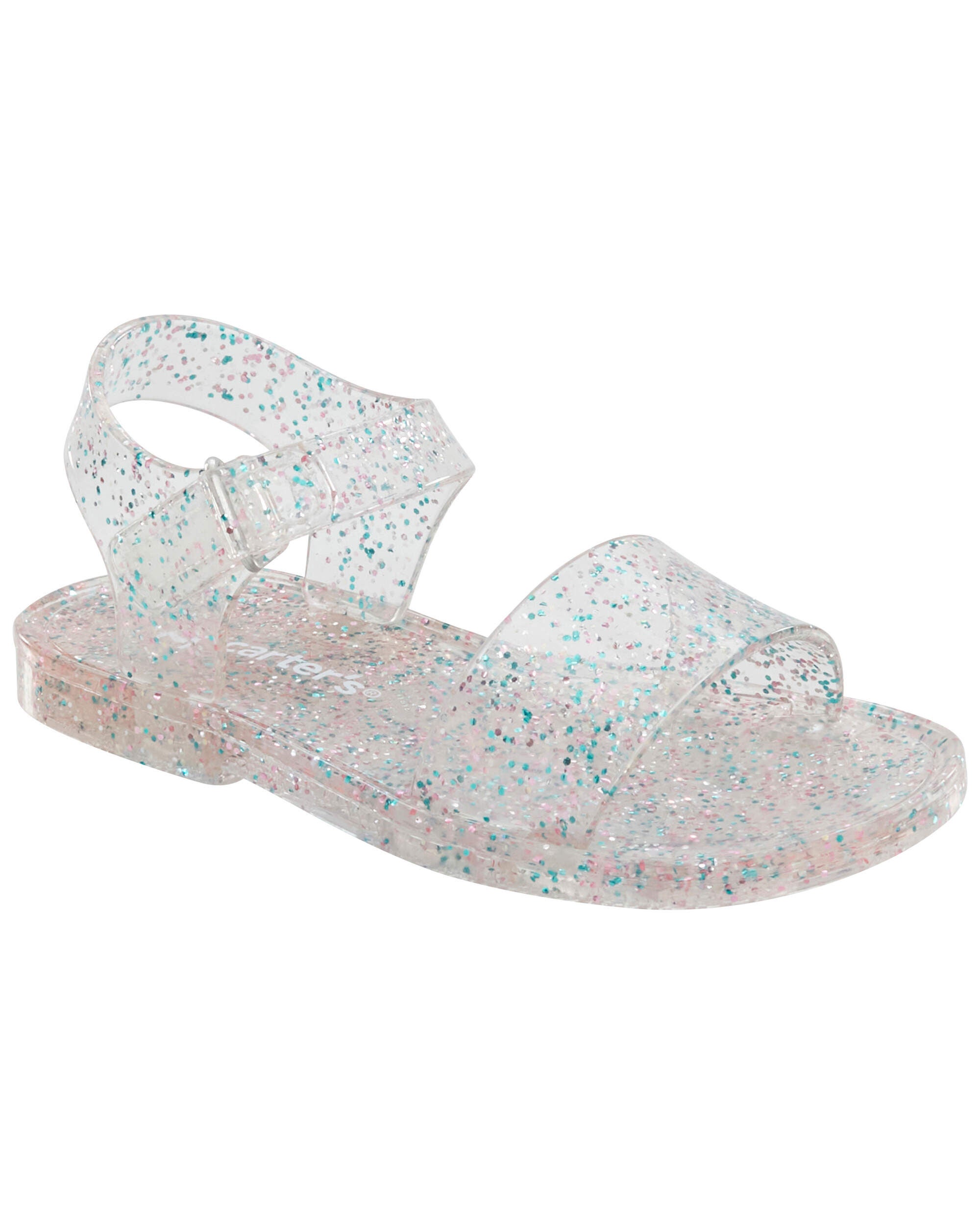 Baby clear jelly sandals top