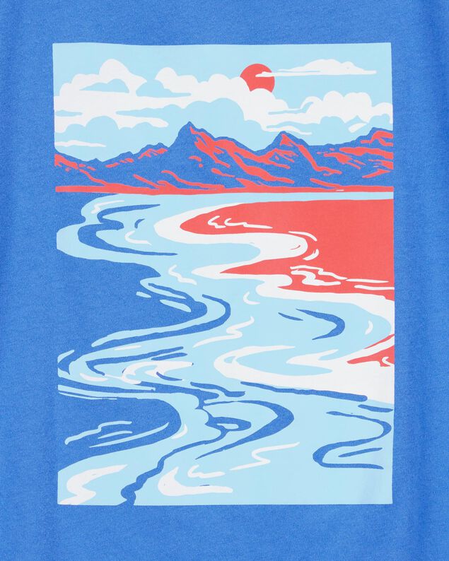Product image 2 of Kid Scenic Beach Short-Sleeve Graphic Tee - Blue