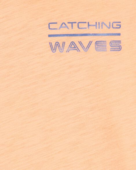  Product image 3 of Kid Wave Knit Hoodie - Orange