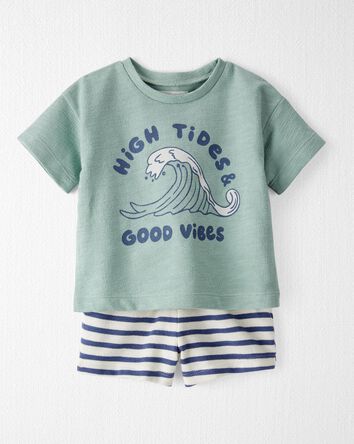 Baby High Tides 2-Piece Set Made with Organic Cotton