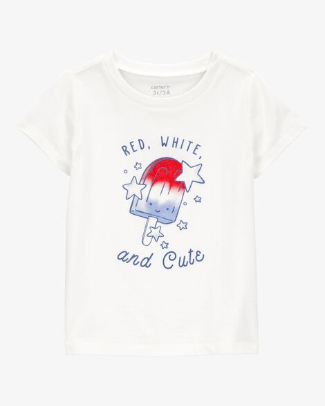  Product image 1 of Toddler Girl Fourth Of July Graphic Tee