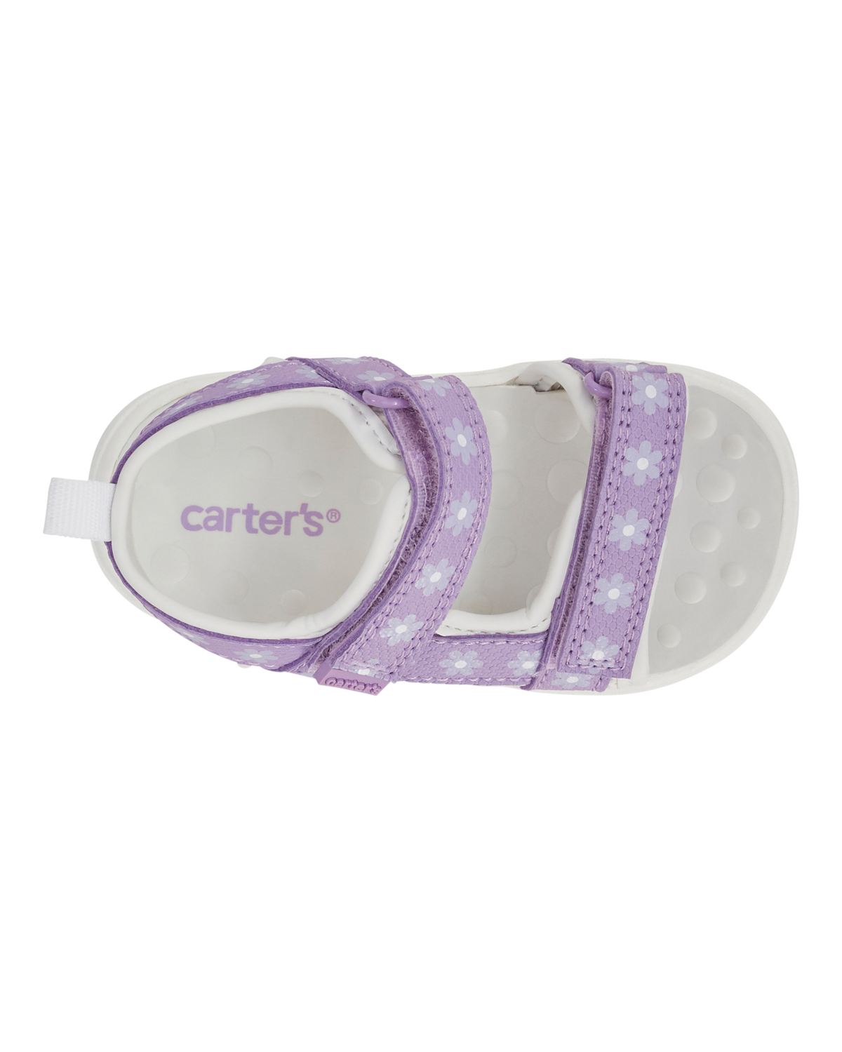 Baby Every Step® First Walker Floral Sandals - Purple/White