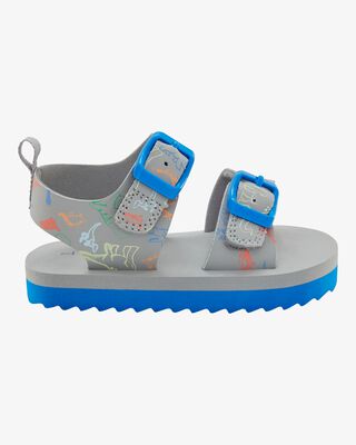 Product image 2 of Toddler Strappy Casual Sandals - Grey/Blue