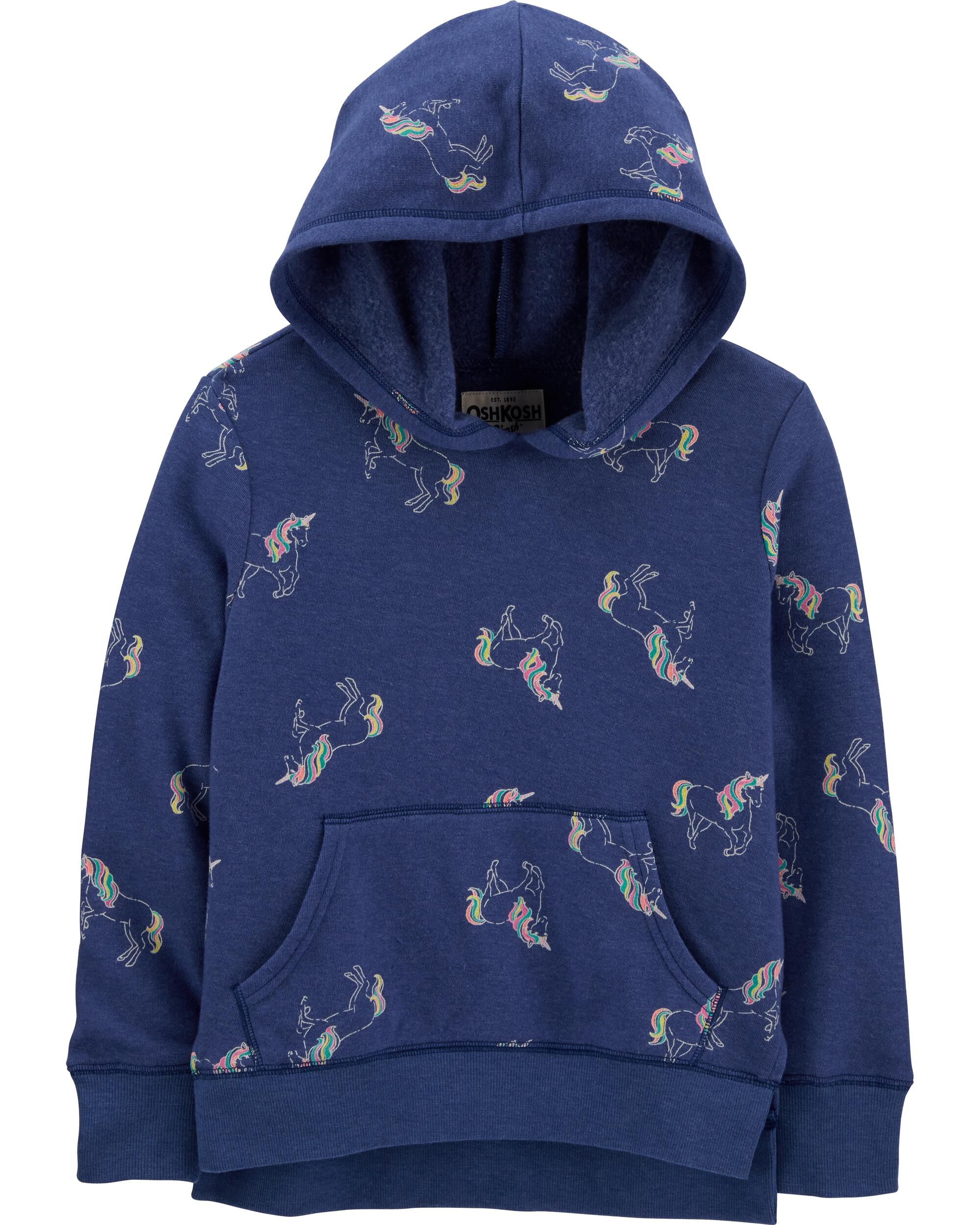 carter's unicorn fleece sweatshirt