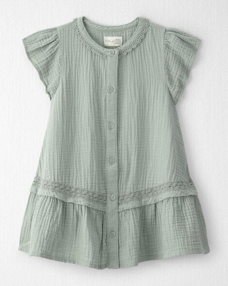 Toddler Girl Organic Cotton Gauze Dress