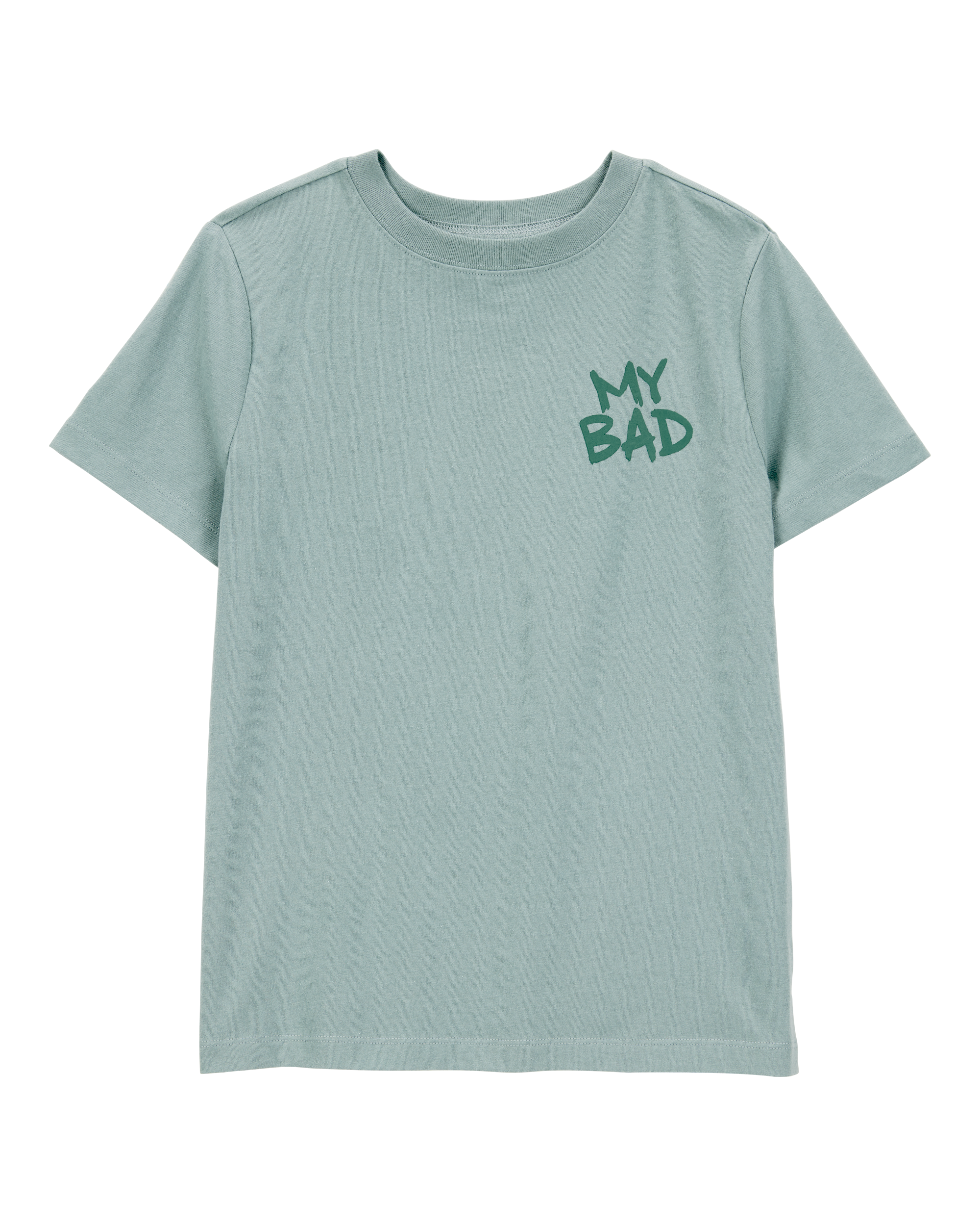 Kid My Bad Short-Sleeve Graphic Tee - Green
