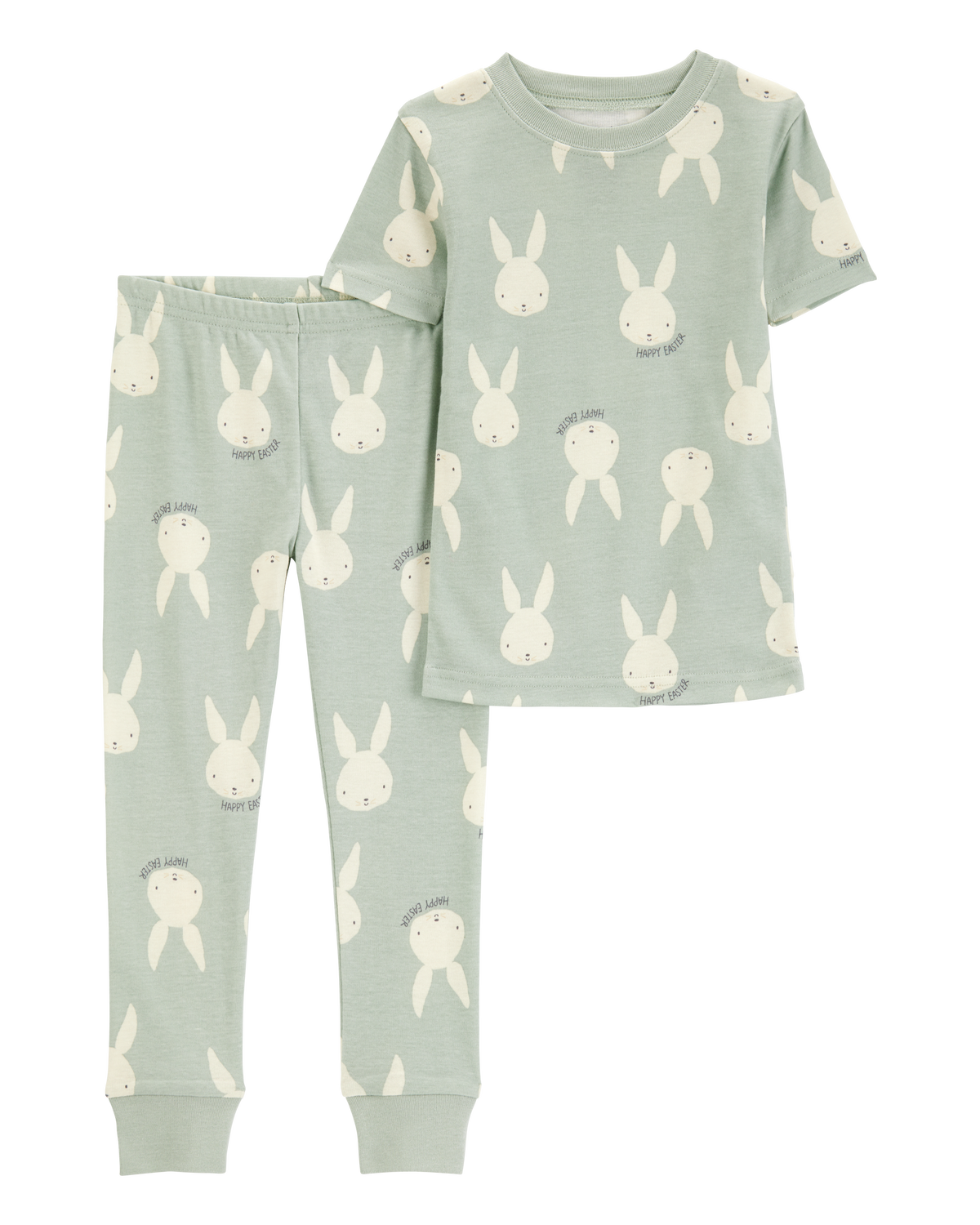 Toddler 2-Piece Bunny 100% Snug Fit Cotton Pajamas - Green - Carter's | Carter's