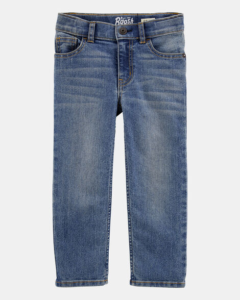 Toddler Neutral Medium Wash Straight-Leg Jeans